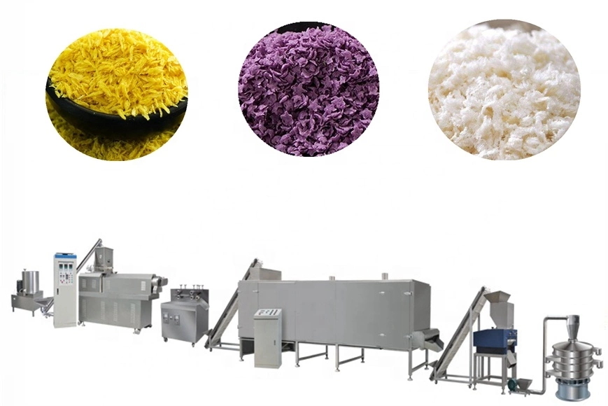 China origin puff snacks bread crumbs panko production line food making machine